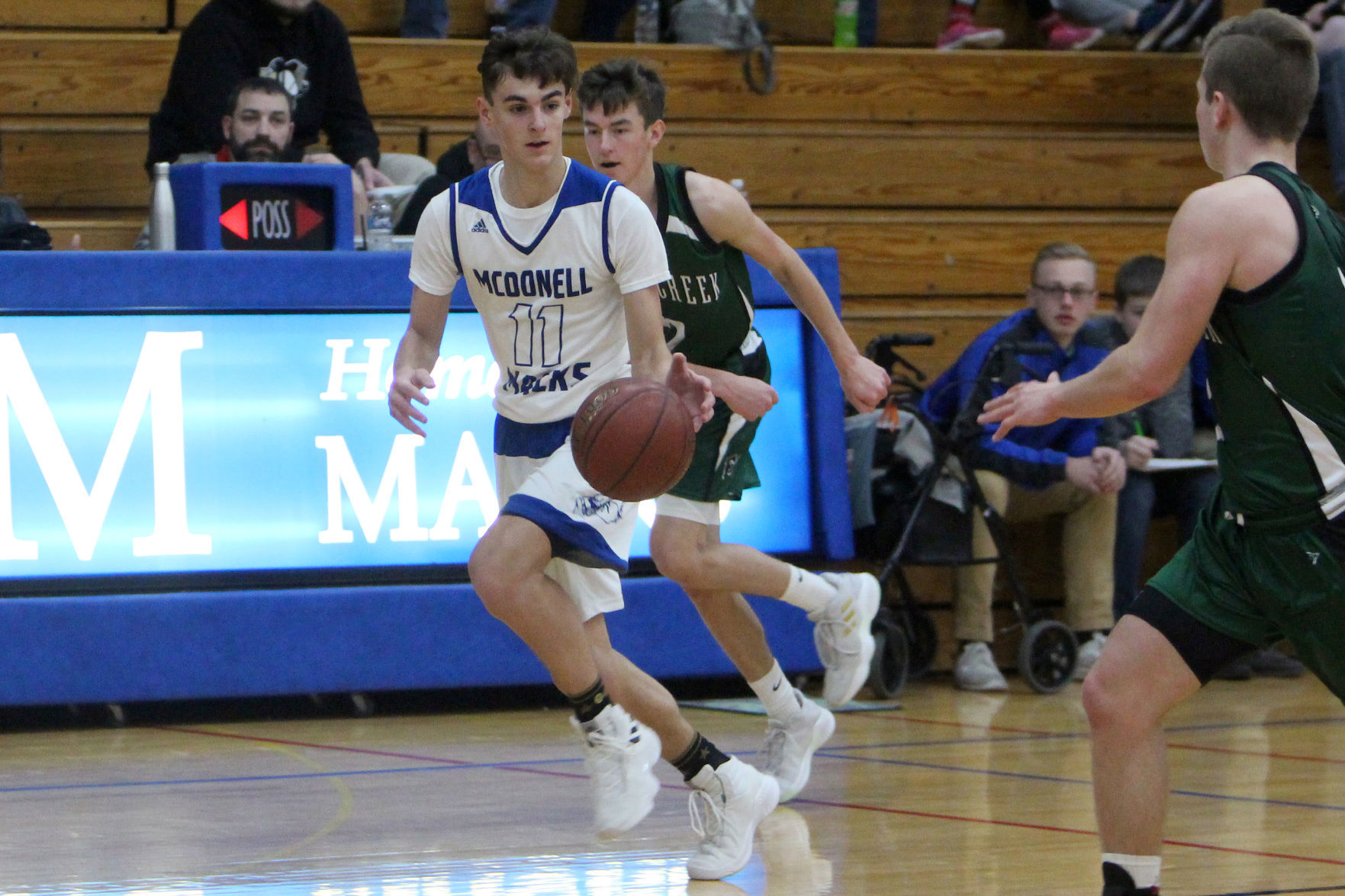Fall Creek at McDonell boys basketball 12-14-18
